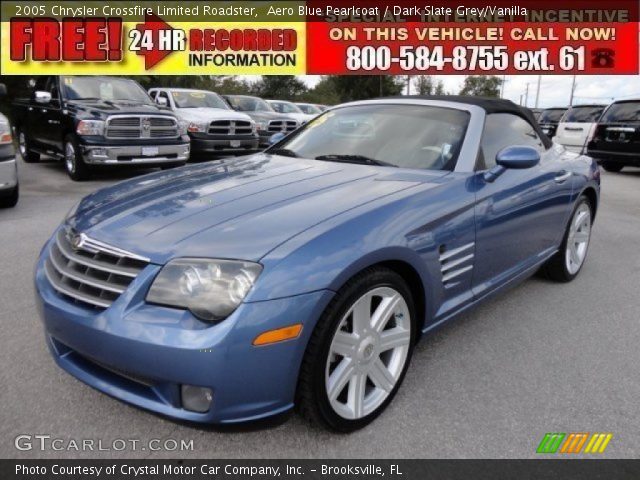 2005 Chrysler Crossfire Limited Roadster in Aero Blue Pearlcoat