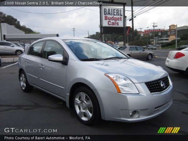 2008 Nissan Sentra 2.0 S in Brilliant Silver