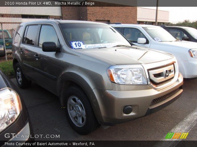 2010 Honda Pilot LX 4WD in Mocha Metallic