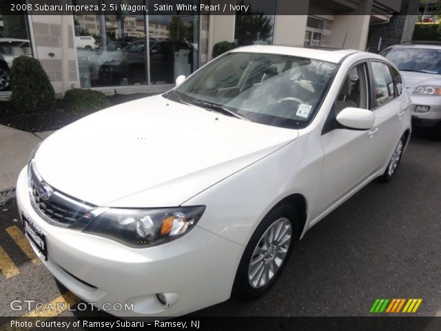 2008 Subaru Impreza 2.5i Wagon in Satin White Pearl