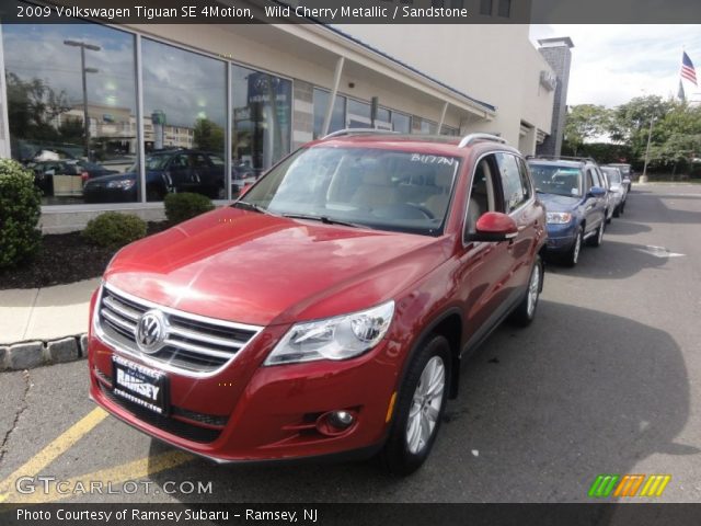 2009 Volkswagen Tiguan SE 4Motion in Wild Cherry Metallic