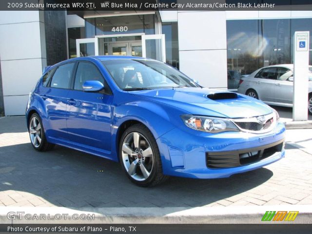 2009 Subaru Impreza WRX STi in WR Blue Mica