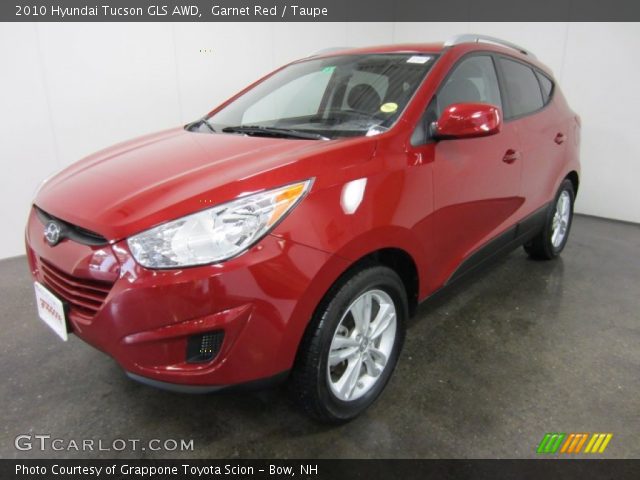 2010 Hyundai Tucson GLS AWD in Garnet Red