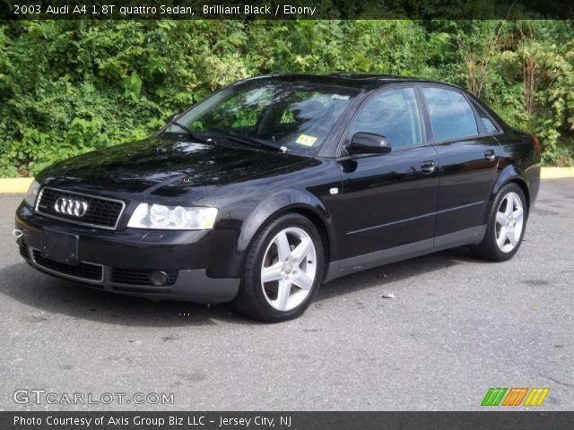 2003 Audi A4 1.8T quattro Sedan in Brilliant Black