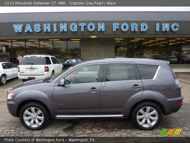 2010 Mitsubishi Outlander GT 4WD in Graphite Gray Pearl