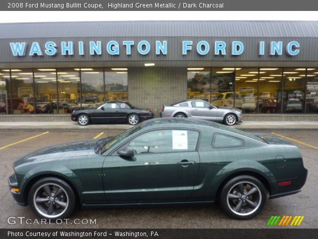 2008 Ford Mustang Bullitt Coupe in Highland Green Metallic