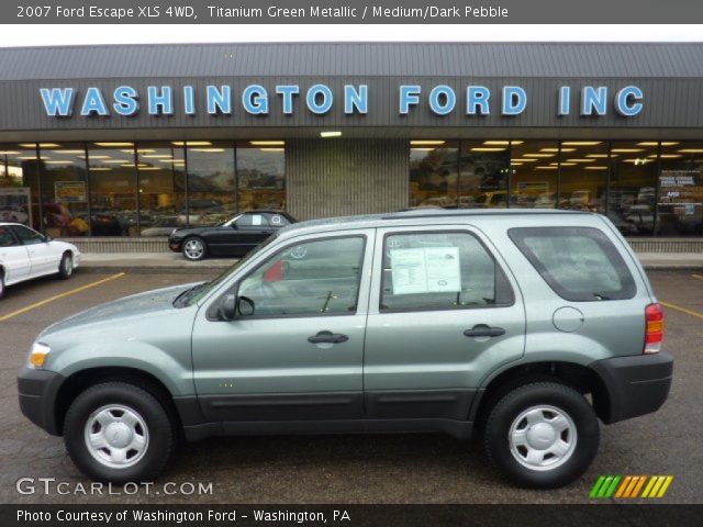 2007 Ford Escape XLS 4WD in Titanium Green Metallic