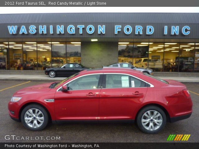 2012 Ford Taurus SEL in Red Candy Metallic