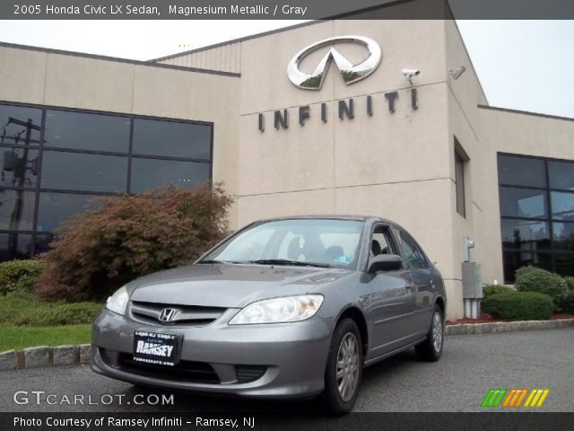 2005 Honda Civic LX Sedan in Magnesium Metallic