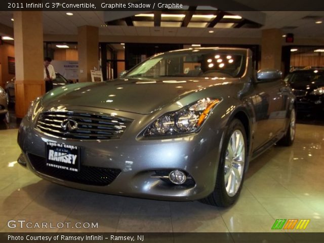 2011 Infiniti G 37 Convertible in Graphite Shadow