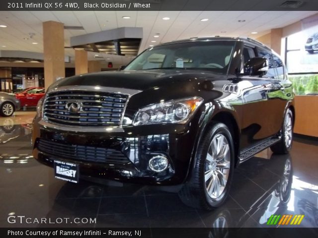 2011 Infiniti QX 56 4WD in Black Obsidian