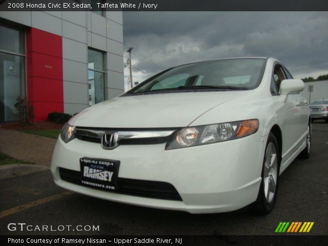 2008 Honda Civic EX Sedan in Taffeta White