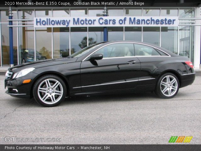 2010 Mercedes-Benz E 350 Coupe in Obsidian Black Metallic