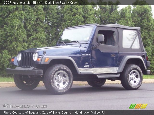 1997 Jeep Wrangler SE 4x4 in Dark Blue Pearl