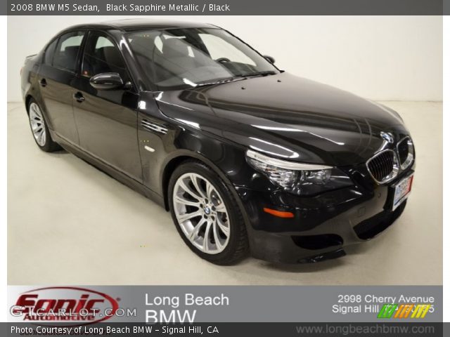 2008 BMW M5 Sedan in Black Sapphire Metallic
