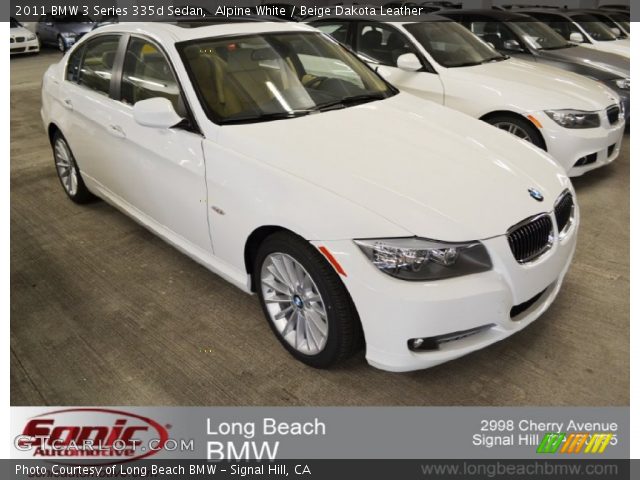 2011 BMW 3 Series 335d Sedan in Alpine White