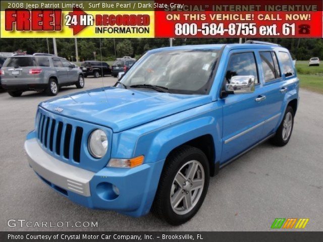 2008 Jeep Patriot Limited in Surf Blue Pearl