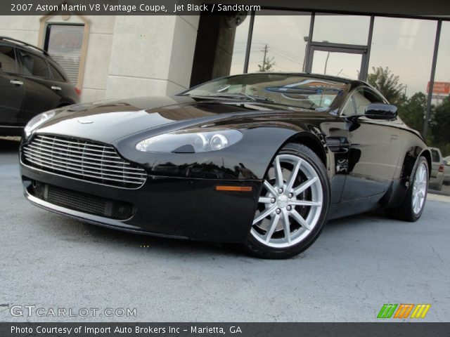 2007 Aston Martin V8 Vantage Coupe in Jet Black