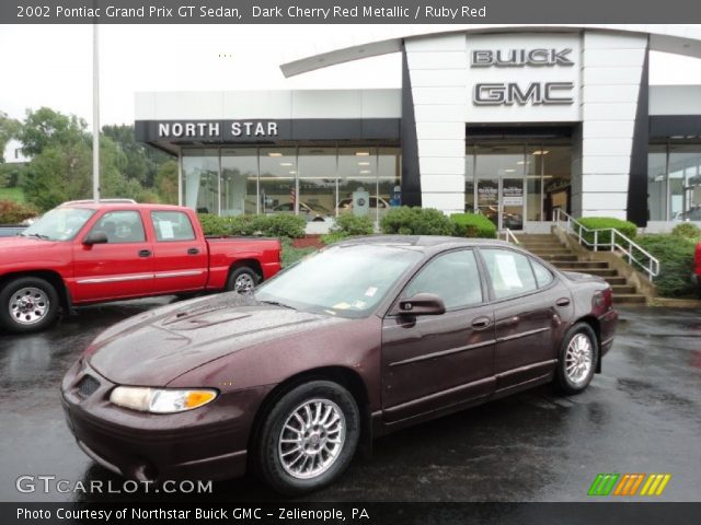 2002 Pontiac Grand Prix GT Sedan in Dark Cherry Red Metallic