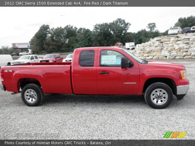 2012 GMC Sierra 1500 Extended Cab 4x4 in Fire Red