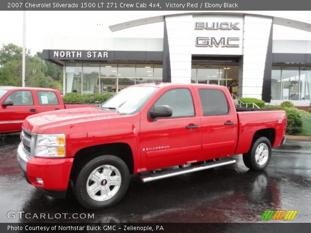 2007 Chevrolet Silverado 1500 LT Z71 Crew Cab 4x4 in Victory Red