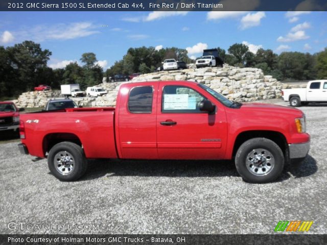 2012 GMC Sierra 1500 SL Extended Cab 4x4 in Fire Red
