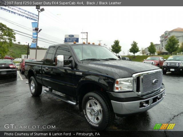 2007 Ford F250 Super Duty FX4 SuperCab 4x4 in Black