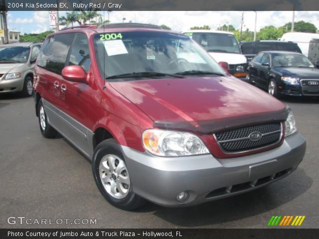 2004 Kia Sedona EX in Ruby Red