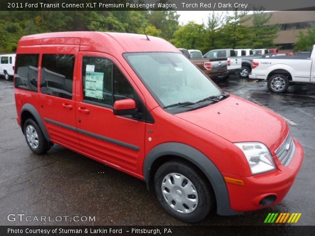 2011 Ford Transit Connect XLT Premium Passenger Wagon in Torch Red