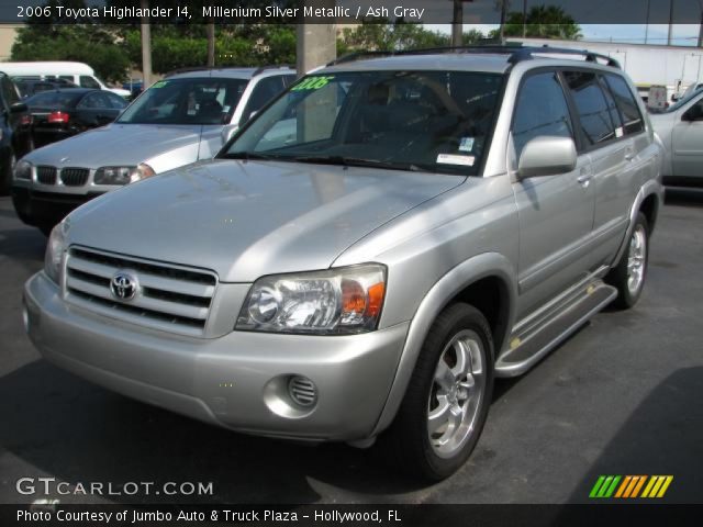 2006 Toyota Highlander I4 in Millenium Silver Metallic