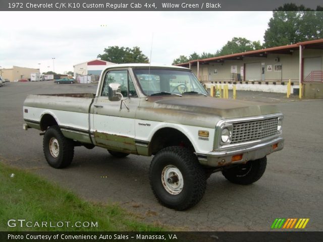 1972 Chevrolet C/K K10 Custom Regular Cab 4x4 in Willow Green