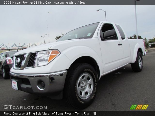 2008 Nissan Frontier SE King Cab in Avalanche White