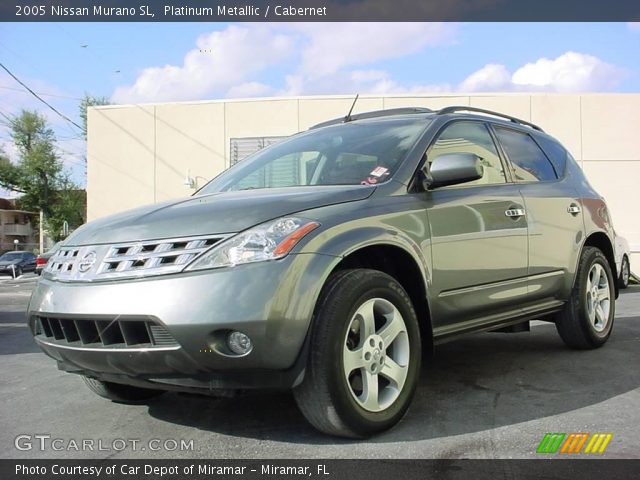 2005 Nissan Murano SL in Platinum Metallic