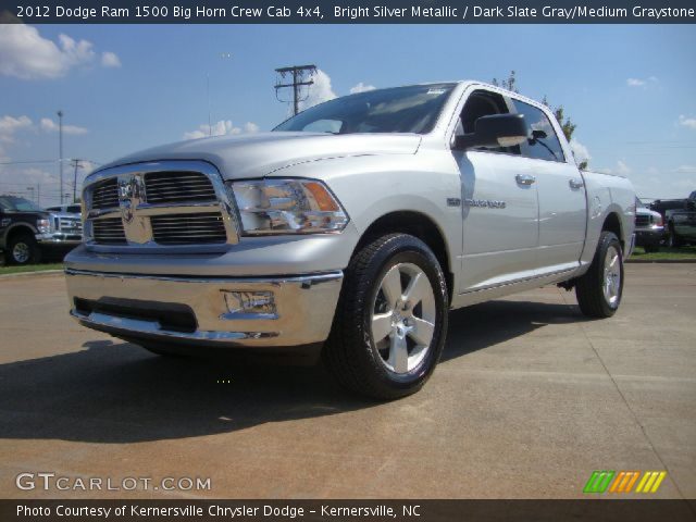 2012 Dodge Ram 1500 Big Horn Crew Cab 4x4 in Bright Silver Metallic
