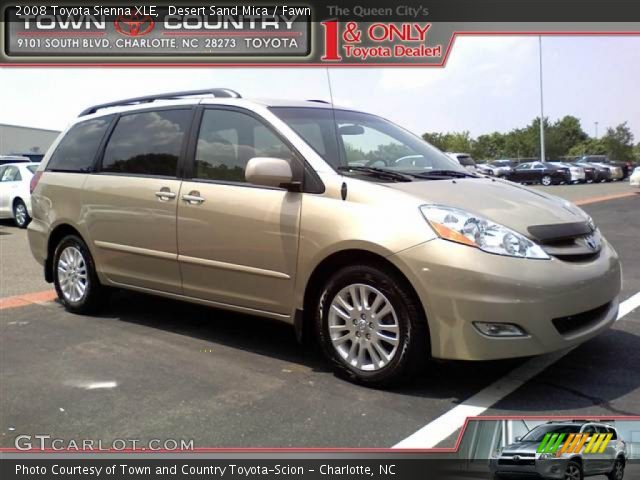 2008 Toyota Sienna XLE in Desert Sand Mica