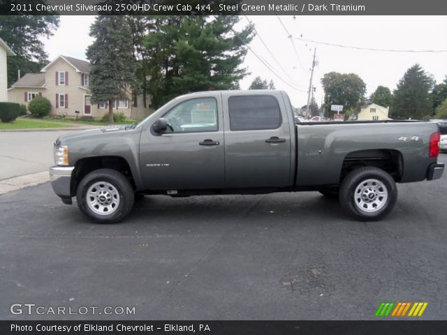 2011 Chevrolet Silverado 2500HD Crew Cab 4x4 in Steel Green Metallic