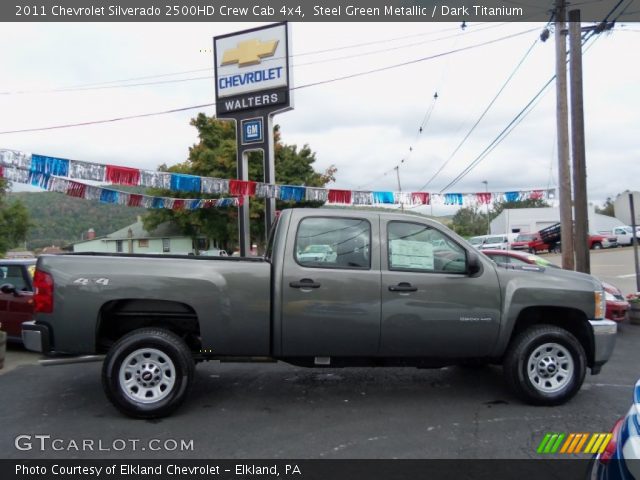 2011 Chevrolet Silverado 2500HD Crew Cab 4x4 in Steel Green Metallic