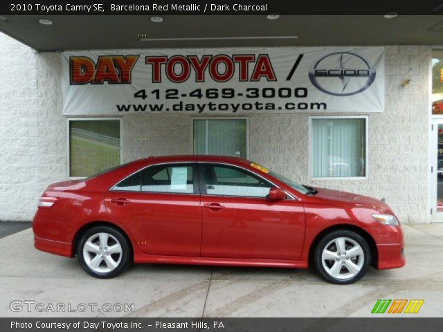 2010 Toyota Camry SE in Barcelona Red Metallic