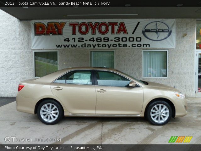 2012 Toyota Camry XLE V6 in Sandy Beach Metallic