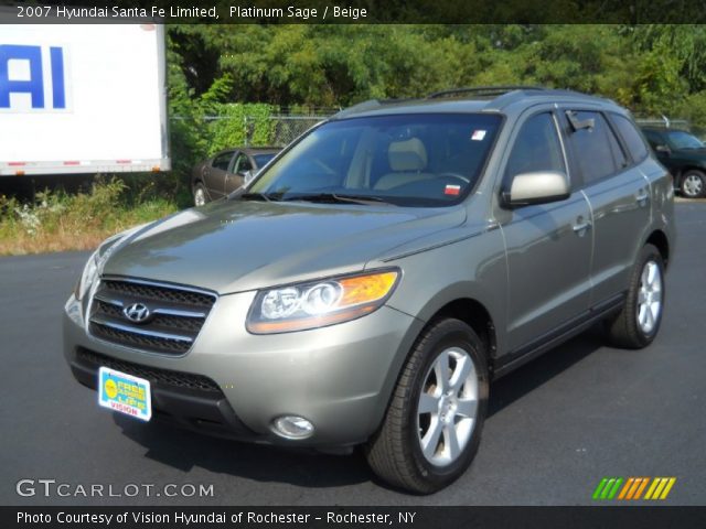2007 Hyundai Santa Fe Limited in Platinum Sage