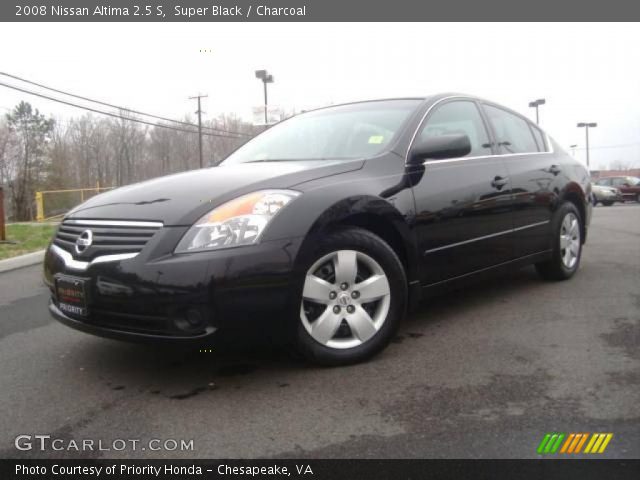 2008 Nissan Altima 2.5 S in Super Black