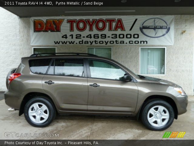 2011 Toyota RAV4 I4 4WD in Pyrite Metallic