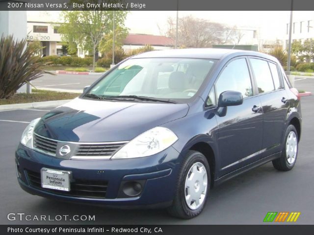 2007 Nissan Versa S in Blue Onyx Metallic