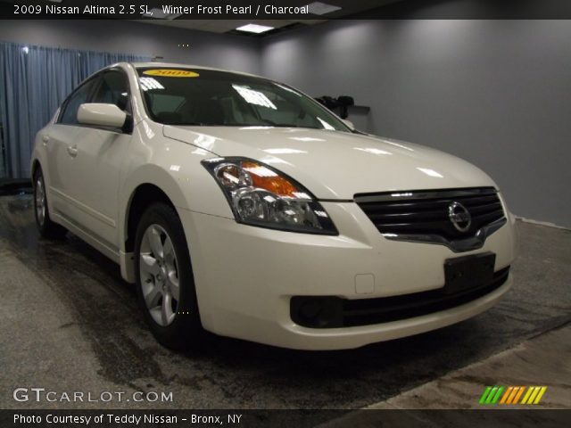 2009 Nissan Altima 2.5 SL in Winter Frost Pearl