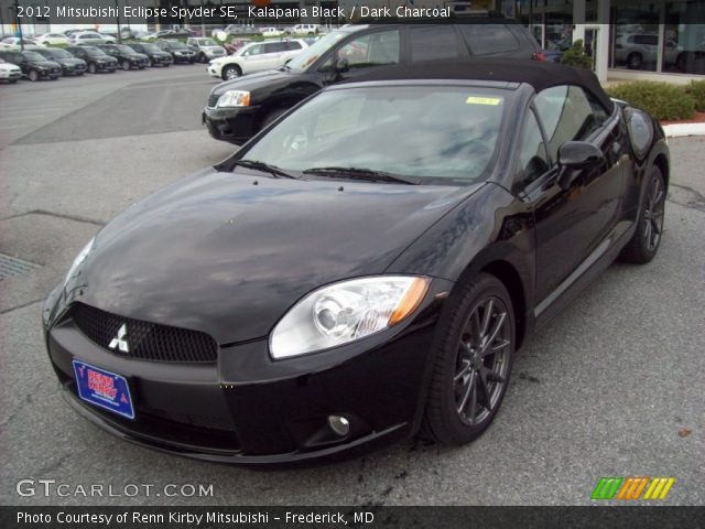 2012 Mitsubishi Eclipse Spyder SE in Kalapana Black