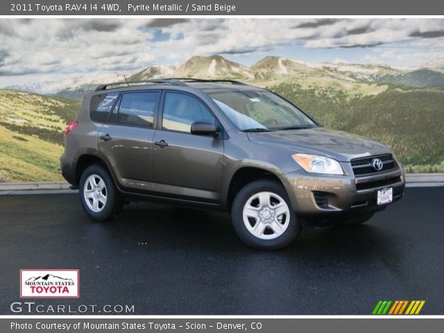 2011 Toyota RAV4 I4 4WD in Pyrite Metallic