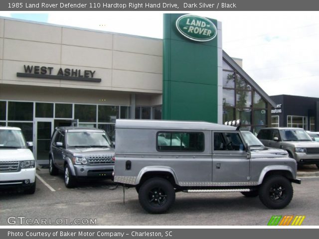 1985 Land Rover Defender 110 Hardtop Right Hand Drive in Dark Silver