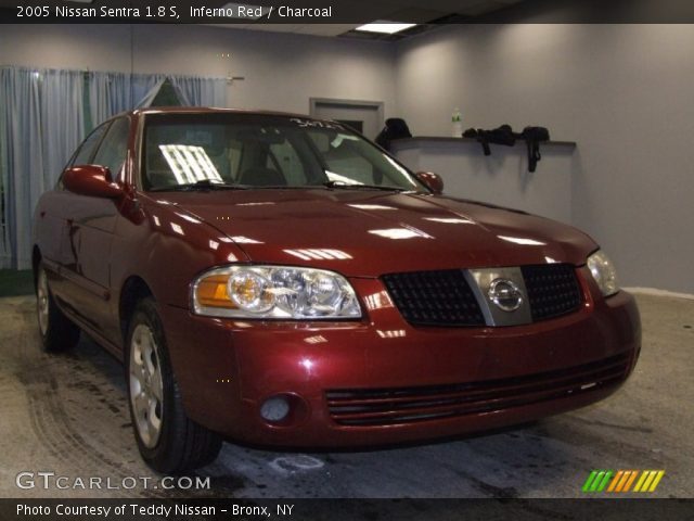 2005 Nissan Sentra 1.8 S in Inferno Red