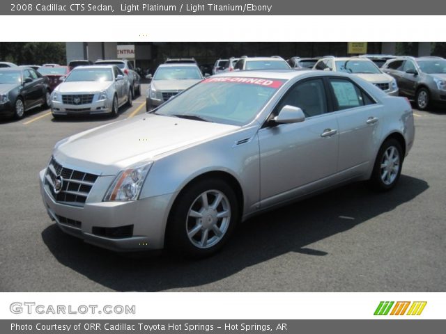 2008 Cadillac CTS Sedan in Light Platinum