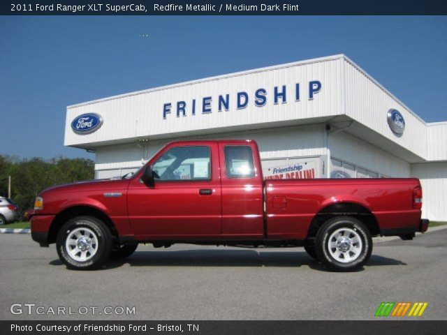 2011 Ford Ranger XLT SuperCab in Redfire Metallic